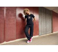 T-Shirt CONVERSE "WOMEN'S CONVERSE CRAFTED CHUCK TAYLOR T-SHIRT", Damen, Gr. M, schwarz (converse schwarz), Obermaterial: 100% Baumwolle, Rundhals, eingesetzt, Shirts T-Shirt (67177069-M) converse sch