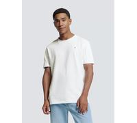 No Excess Regular Fit T-Shirt Rundhals weiss, Einfarbig