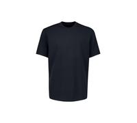 No Excess Regular Fit T-Shirt Rundhals dunkelblau, Einfarbig