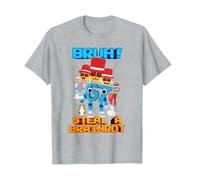 T-Shirt Damen 67 Meme Shirt Basic T Shirt Bedrucken Rundhalsausschnitt Oberteile Blusenshirt Casual Tshirt Damen Kurzarm Bluse Tops Shirts Fun Shirts Sportshirt Wandershirt Dunkelblau Lila Wein XL M