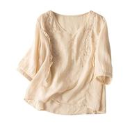 T Shirt Damen Mit Gummizug Am Saum Tunika Longtop Tanktops Kurzarmbluse Kariert Bodybluse Elegantes Binden Boxy Silber Weihnachten Koralle Showbluse Denim Luxus Strandbluse Breitcord 40 Leinentunika