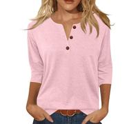 T Shirt Damen Oberteil Damen Elegant Women's T Shirts Shirt Weiss Rosa Ausgefallene Tshirts Tshirt Sommer Off Shoulder Oberteil Strandshirt
