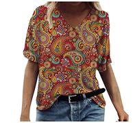 T Shirt Damen Sommer Kurzarm Tshirt Lose Bluse Tops,Damenbluse Gelb,T Shirt Raw,Blaues Tshirt,Blusen Damen Weiß,Feminine Blusen, Bluse Weiß