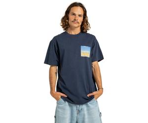 T-Shirt DC SHOES "94 Elevate", Herren, Gr. M, blau (marineblaus rain wash), Obermaterial: 75% Baumwolle, 25% Baumwolle., Shirts T-Shirt (20570923-M) marineblaus rain wash