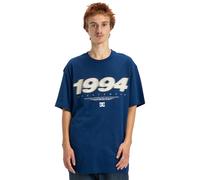 T-Shirt DC SHOES "Blurry Years", Herren, Gr. L, blau (estate blau), Obermaterial: 75% Baumwolle, 25% Baumwolle., Shirts T-Shirt (71224534-L) estate blau