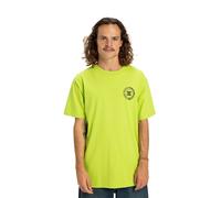 T-Shirt DC SHOES "DC Corpo Fb", Herren, Gr. L, grün (lime grün), Obermaterial: 75% Baumwolle, 25% Baumwolle., Shirts T-Shirt (61769525-L) lime grün
