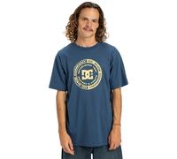T-Shirt DC SHOES "DC Corpo", Herren, Gr. XXL, blau (schwarz denim), Obermaterial: 75% Baumwolle, 25% Baumwolle;, Shirts T-Shirt (67497759-XXL) schwarz denim