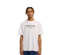 T-Shirt DC SHOES "DC Heritage Font", Herren, Gr. XS, weiß, Obermaterial: 75% Baumwolle, 25% Baumwolle., Shirts T-Shirt (43964420-XS) weiß