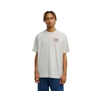 DC Heritage Font T-Shirt light heather grey Herren Gr. M
