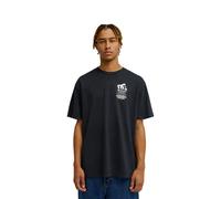 T-Shirt DC SHOES "DC Sport Stack", Herren, Gr. XS, schwarz, Obermaterial: 75% Baumwolle, 25% Baumwolle., Shirts T-Shirt (41675420-XS) schwarz