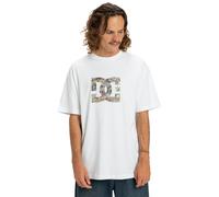 T-Shirt DC SHOES "DC Star Filled", Herren, Gr. XL, weiß, Obermaterial: 75% Baumwolle, 25% Baumwolle., Shirts T-Shirt (42317054-XL) weiß