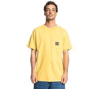 T-Shirt DC SHOES "DC Star Pocket", Herren, Gr. XS, beige (rattan), 75% Baumwolle, 25% Baumwolle, Kurzarm, Shirts (30197922-XS) rattan