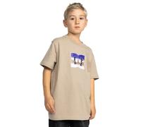 T-Shirt DC SHOES "Metallic Star", Kinder, Gr. 12(148-156cm), beige (crockery), Obermaterial: 75% Walkfrottier, 25% Walkfrottier;, Shirts T-Shirt (18436925-12)