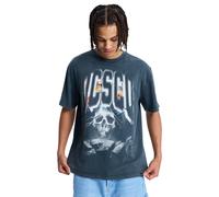 T-Shirt DC SHOES "Skull Storm", Herren, Gr. M, grau (schwarz), Obermaterial: 75% Baumwolle, 25% Baumwolle., Shirts T-Shirt (33323147-M) schwarz