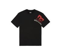T-Shirt DC SHOES "Solid Lefty", Herren, Gr. XL, schwarz, 75% Baumwolle, 25% Baumwolle, Shirts T-Shirt (29453008-XL) schwarz