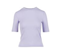 T-Shirt DEF "DEF Damen Raisa T-Shirt", Damen, Gr. S, lila, 100% Baumwolle, unifarben, normal, Rundhals, Shirts T-Shirt (20961614-S) lila