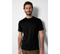 T-Shirt DESOTO "Jersey T-Shirt Rundhalsausschnitt halbarm", Damen, Gr. S, schwarz (solid schwarz), Jersey, Obermaterial: 100% Baumwolle, unifarben, slim fit normal, Rundhals, eingesetzt abgesteppte Ka