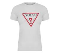 GUESS Tri Icon-T-Shirt für Damen, reinweß, XS