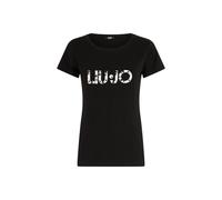 Liu Jo T-Shirt Schwarz/Perle VA5156JS360, Farbe: Schwarz/Perle - Größe: XL, One size