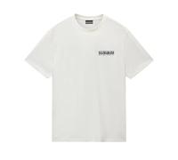 Napapijri Vignoni Back T-Shirt White Heron, Weißreiher, XL