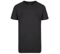 T-Shirt Doppelpack - Body Fit - Rundhals - schwarz Ragman