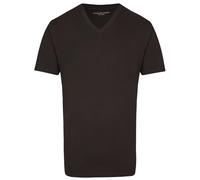 T-Shirt Doppelpack - V-Neck - schwarz Casa Moda