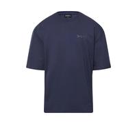 T-Shirt DROPSIZE "Dropsize Dropsize Heavy Oversize Crew Love T-Shirt", Herren, Gr. S, schwarz iris, 100% Baumwolle, bedruckt, oversize, Rundhals, Shirts T-Shirt (78611721-S)