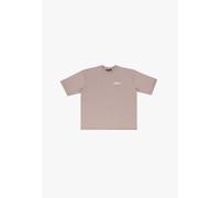 T-Shirt DROPSIZE "Dropsize HEAVY OVERSIZE DOUBLE ARM T-SHIRT", Damen, Gr. S, simply taupe, 100% Baumwolle, unifarben, oversize, Rundhals, Shirts T-Shirt (40996450-S) simply taupe