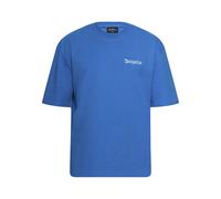 T-Shirt DROPSIZE "Dropsize Herren Heavy V2 Embo T-Shirt", Herren, Gr. XS, royal blau, 100% Baumwolle, bedruckt, oversize, Rundhals, Shirts T-Shirt (62058130-XS)