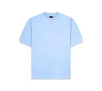 T-Shirt DROPSIZE "Dropsize Herren Super Heavy Blank T-Shirt", Jungen, Gr. M, babyblau, 100% Baumwolle, unifarben, oversize, Rundhals, Shirts T-Shirt (73986357-M) babyblau