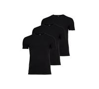 DSQUARED2 Herren T-Shirts, 3er Pack - 3-Pack T-Shirt, Rundhals-Ausschnitt, Cotton Stretch Schwarz M