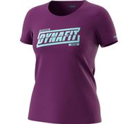 T-Shirt Dynafit GRAPHIC CO W S/S TEE (royal purple/TABLOID) Women M (44/38)