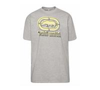 T-Shirt ECKO UNLTD. "Ecko Unltd. Ecko Unltd. Double T-Shirt", Damen, Gr. S, grau, 100% Baumwolle, bedruckt, normal, Rundhals, Shirts T-Shirt (66378853-S) grau