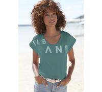 ELBSAND T-Shirt Damen petrol Gr.L (40)