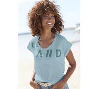 ELBSAND T-Shirt Damen türkis Gr.M (38)