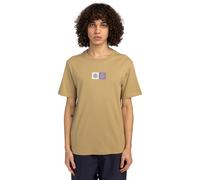 T-Shirt ELEMENT "Dual", Herren, Gr. S, grün (khaki), [Hauptstoff] 100% Bio-Baumwolle, Shirts (33587333-S) khaki