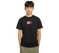 T-Shirt ELEMENT "Dual", Herren, Gr. XL, schwarz (flint schwarz), 100% Baumwolle, Shirts T-Shirt (36676626-XL) flint schwarz