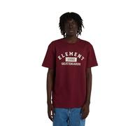 T-Shirt ELEMENT "Home Team", Herren, Gr. S, rot (zinfandel), Obermaterial: 100% Baumwolle., Shirts T-Shirt (20599612-S) zinfandel
