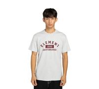 T-Shirt ELEMENT "Home Team", Herren, Gr. S, weiß (mid grau heather), Obermaterial: 100% Baumwolle., Shirts T-Shirt (18427254-S) mid grau heather