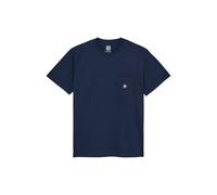T-Shirt ELEMENT "Icon Label Pocket", Herren, Gr. L, eclipse navy, 100% Baumwolle, Shirts T-Shirt (83797548-L) eclipse navy