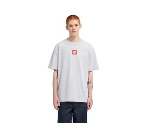 T-Shirt ELEMENT "Square Logo", Herren, Gr. L, mid grau heather, Obermaterial: 100% Walkfrottier;, Shirts T-Shirt (51584827-L) mid grau heather