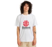Element Vertical T-Shirt weiß/rot - M