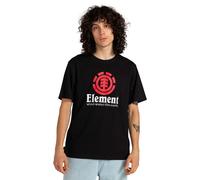 Element Vertical T-Shirt schwarz/rot - S