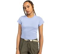 T-Shirt ELEMENT "Yarnhill", Damen, Gr. S, blau (blau heron), 95% Baumwolle, 5% Elasthan, Kurzarm, Shirts (10344523-S) blau heron