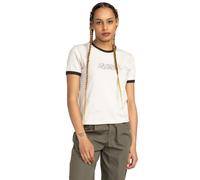 T-Shirt ELEMENT "Yarnhill Ringer", Damen, Gr. S, oat milk, 100% Baumwolle, Shirts T-Shirt (75111730-S) oat milk