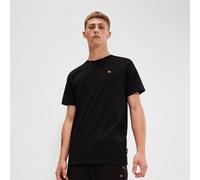ellesse Herren T-Shirt - CASSICA, Kurzarm, Rundhals, Logo, Baumwolle, einfarbig Schwarz L