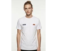 T-Shirt ELLESSE "FLORAN TEE", Herren, Gr. L, weiß, Obermaterial: 100% Baumwolle, normal, Rundhals, Shirts T-Shirt, mit Rundhalsausschnitt, Kurzarm-Design, aus Baumwolle, normale Länge (88352826-L) wei
