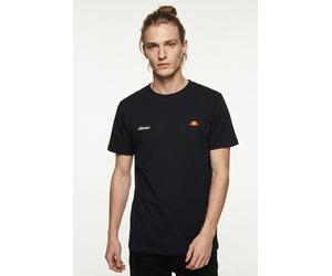 T-Shirt ELLESSE "FLORAN TEE", Herren, Gr. XL, schwarz, Obermaterial: 100% Baumwolle, normal, Rundhals, Shirts T-Shirt, mit Rundhalsausschnitt, Kurzarm-Design, aus Baumwolle, normale Länge (91464762-XL