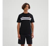 T-Shirt ELLESSE "VENIRE TEE", Herren, Gr. M, schwarz, weiß, Obermaterial: 100% Baumwolle, normal, Rundhals, Shirts T-Shirt, Kurzarm, mit Rundhalsausschnitt, aus Baumwolle, normale Länge (49159930-M) s