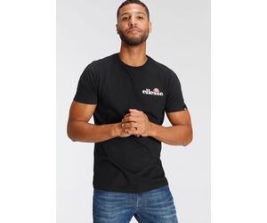 T-Shirt ELLESSE "Voodoo Tee", Herren, Gr. M, schwarz, Obermaterial: 100% Baumwolle, schmal hüftlang, Rundhals, Shirts T-Shirt (12226924-M) schwarz